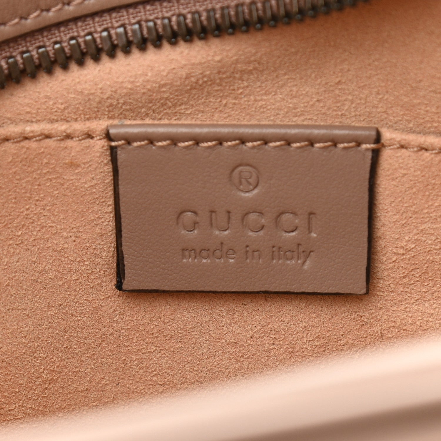 Gucci Calfskin Matelasse Small GG Marmont Chain Shoulder Bag Porcelain Rose 6 of 10
