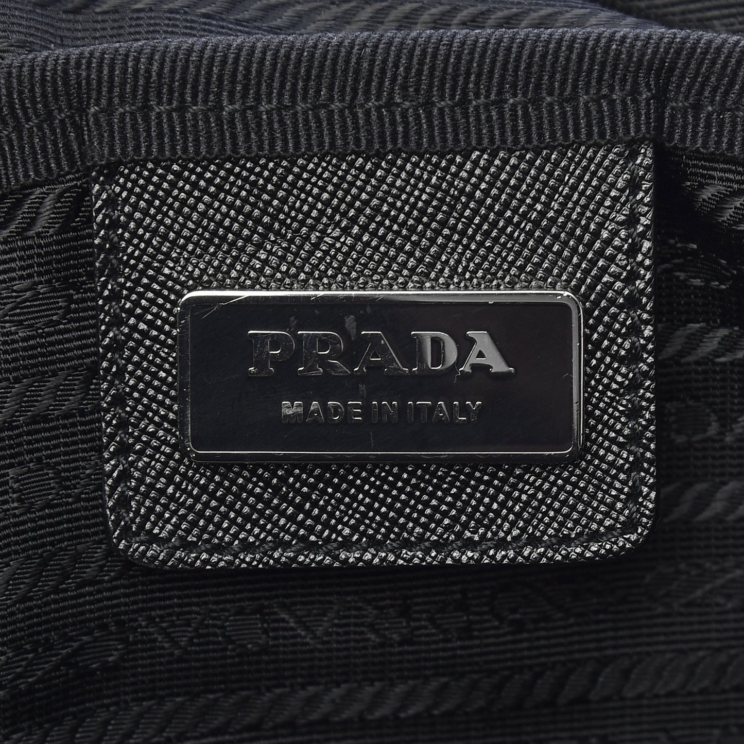 Tessuto Nylon Saffiano Rolling Duffle Black