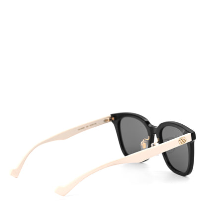 Gucci Acetate Square Frame Sunglasses GG1000SK Black White 4 of 7