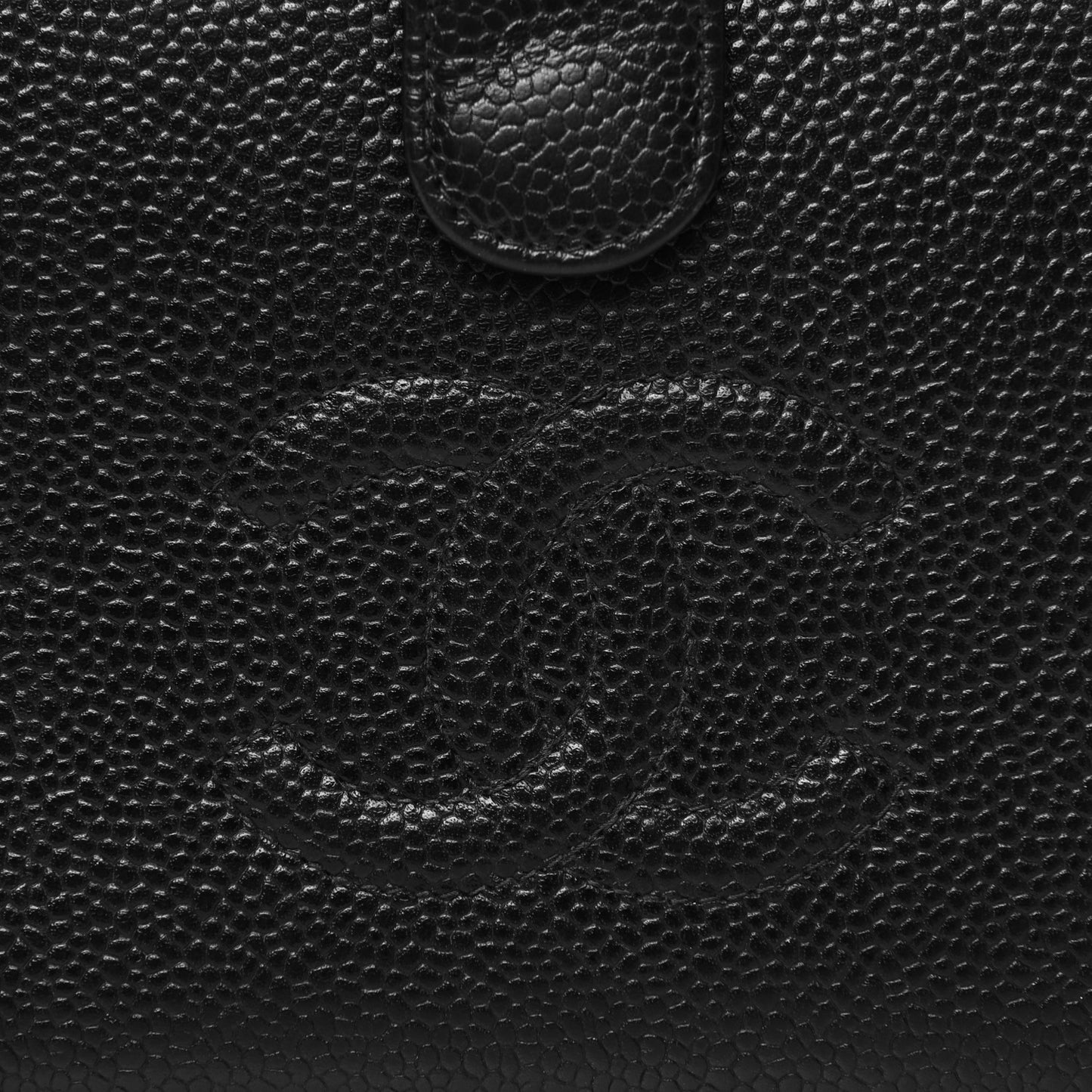 Caviar Timeless CC French Wallet Black