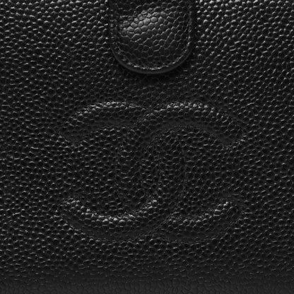Chanel Caviar Timeless CC French Wallet Black 10 of 11