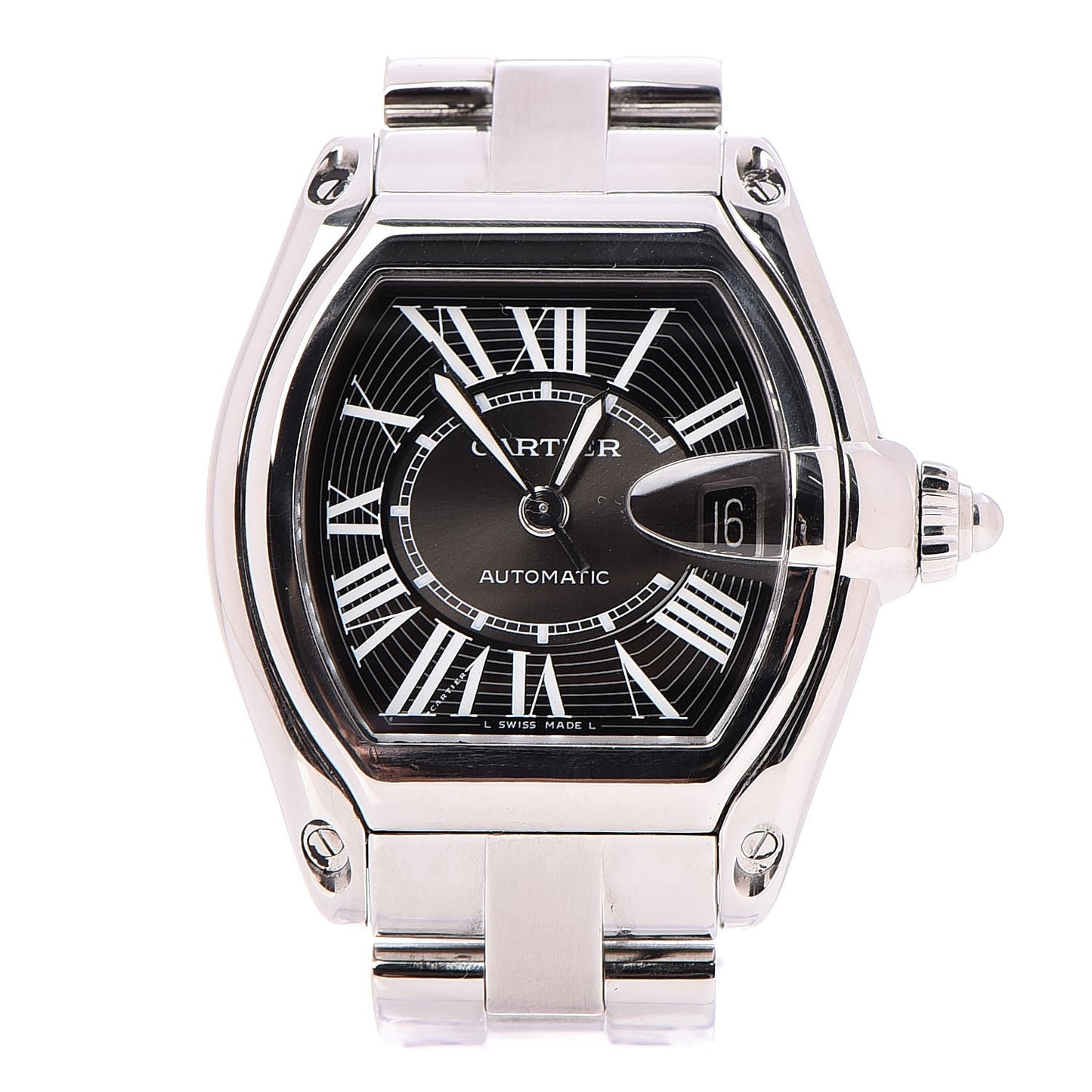 Stainless Steel 37mm Roadster Automatic Watch Black