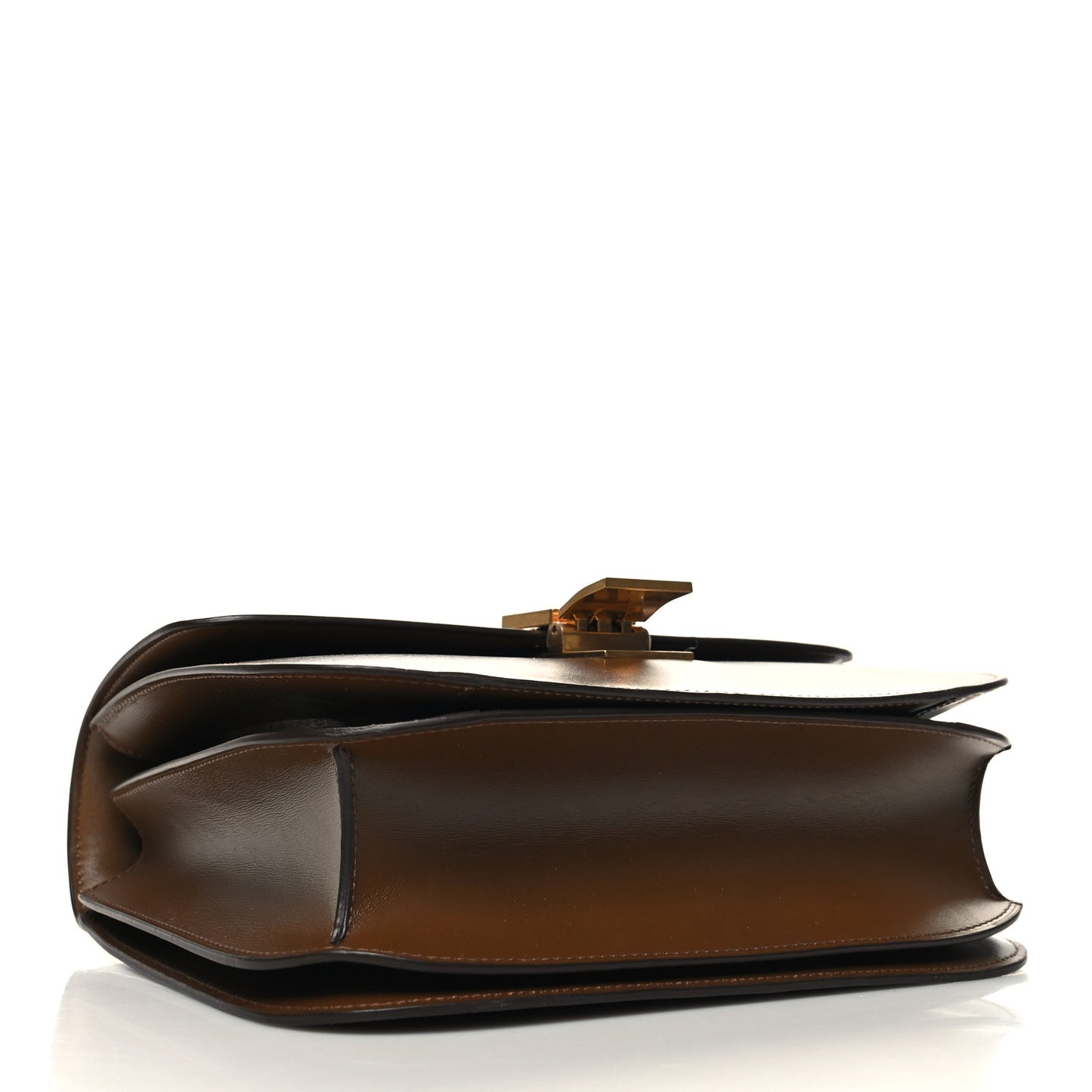 Box Calfskin Medium Classic Box Flap Bag Camel