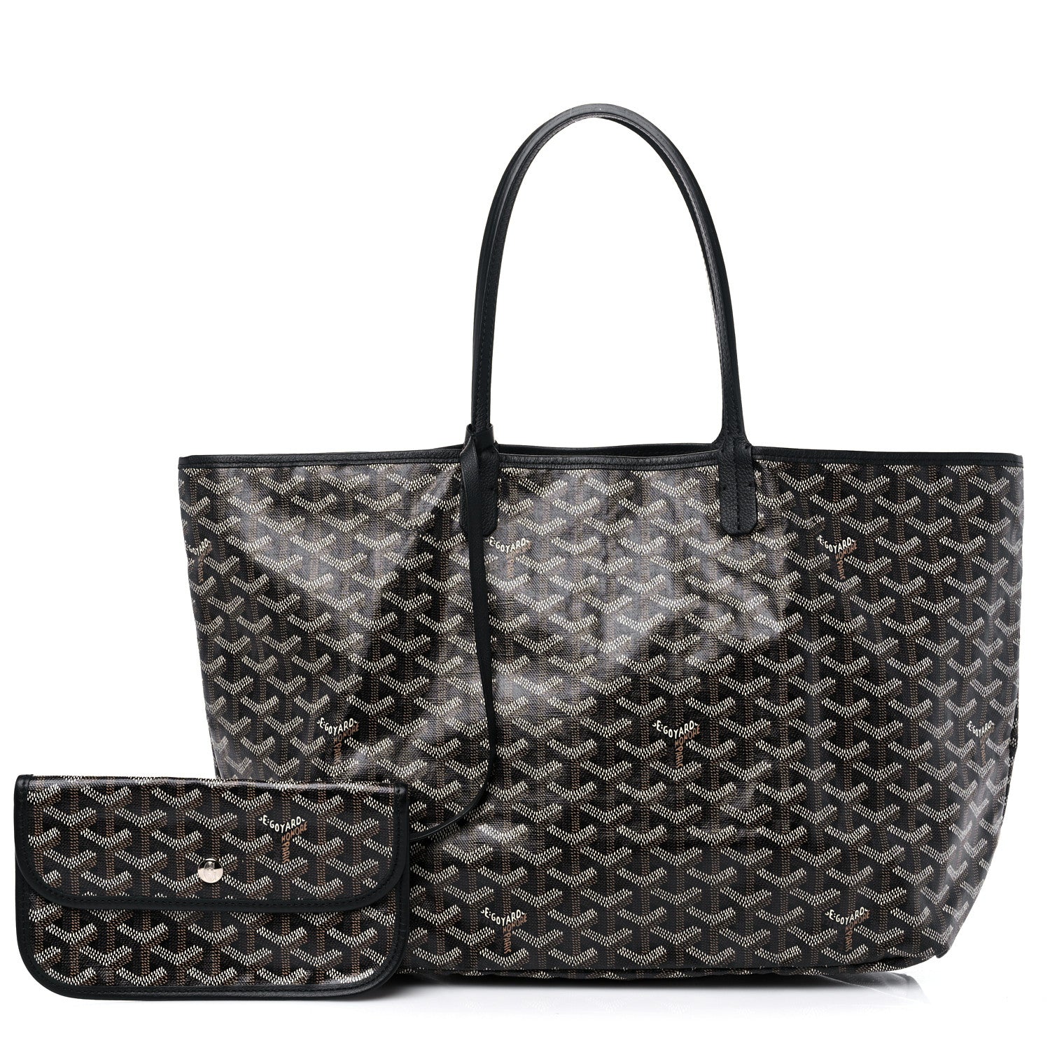 Goyard Goyardine Saint Louis PM Black 1 of 8