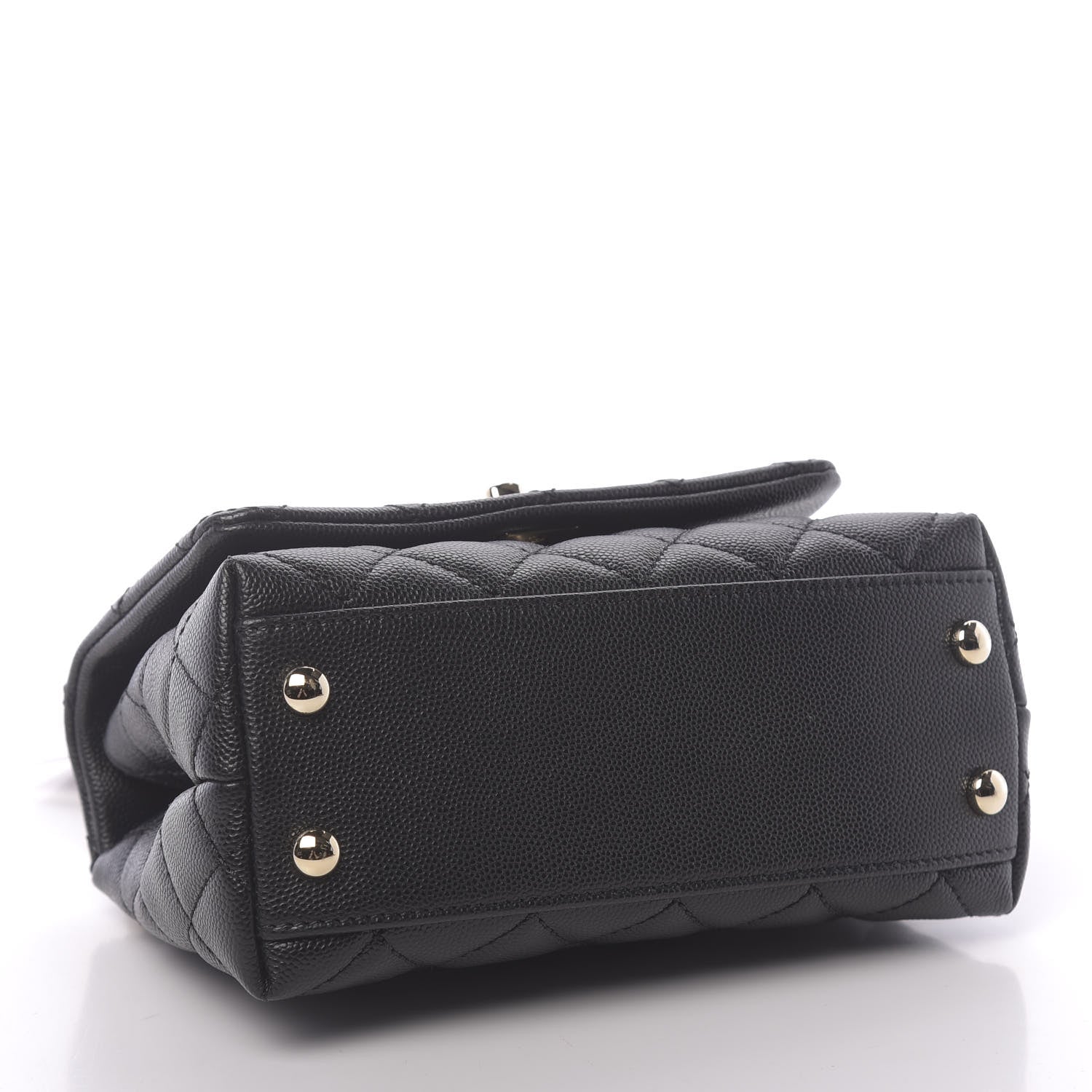 Chanel Caviar Quilted Extra Mini Coco Handle Flap Black 4 of 11