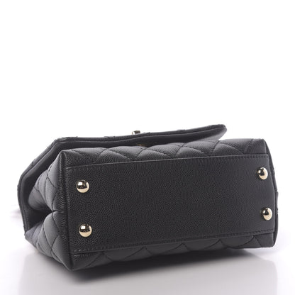 Chanel Caviar Quilted Extra Mini Coco Handle Flap Black 4 of 11
