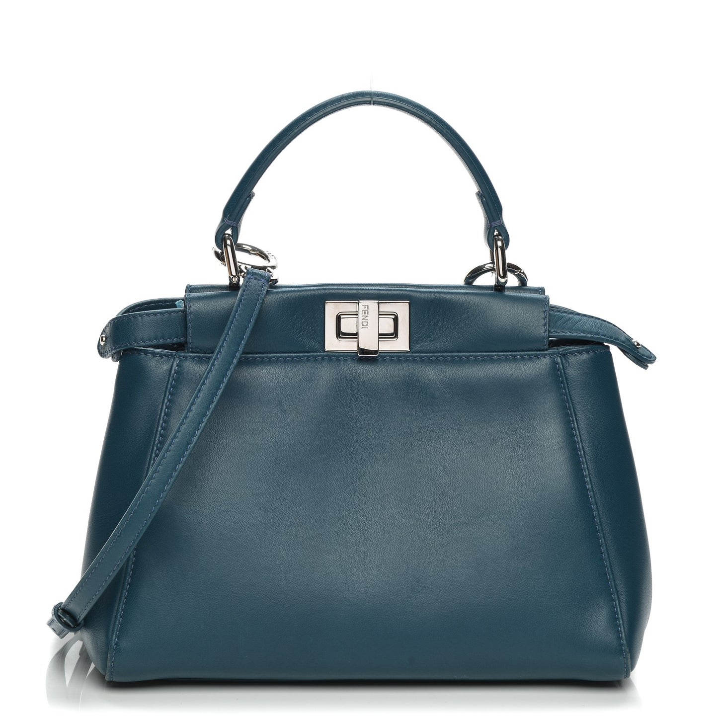 Nappa Mini Peekaboo Iconic Satchel Pavone