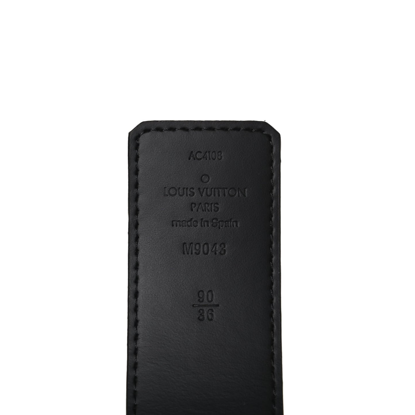 Monogram Eclipse Taigarama 40mm LV Initiales Reversible Belt 90 36 Black