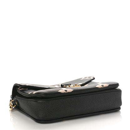 Louis Vuitton Empreinte Monogram Giant Pochette Metis Black Beige 4 of 8