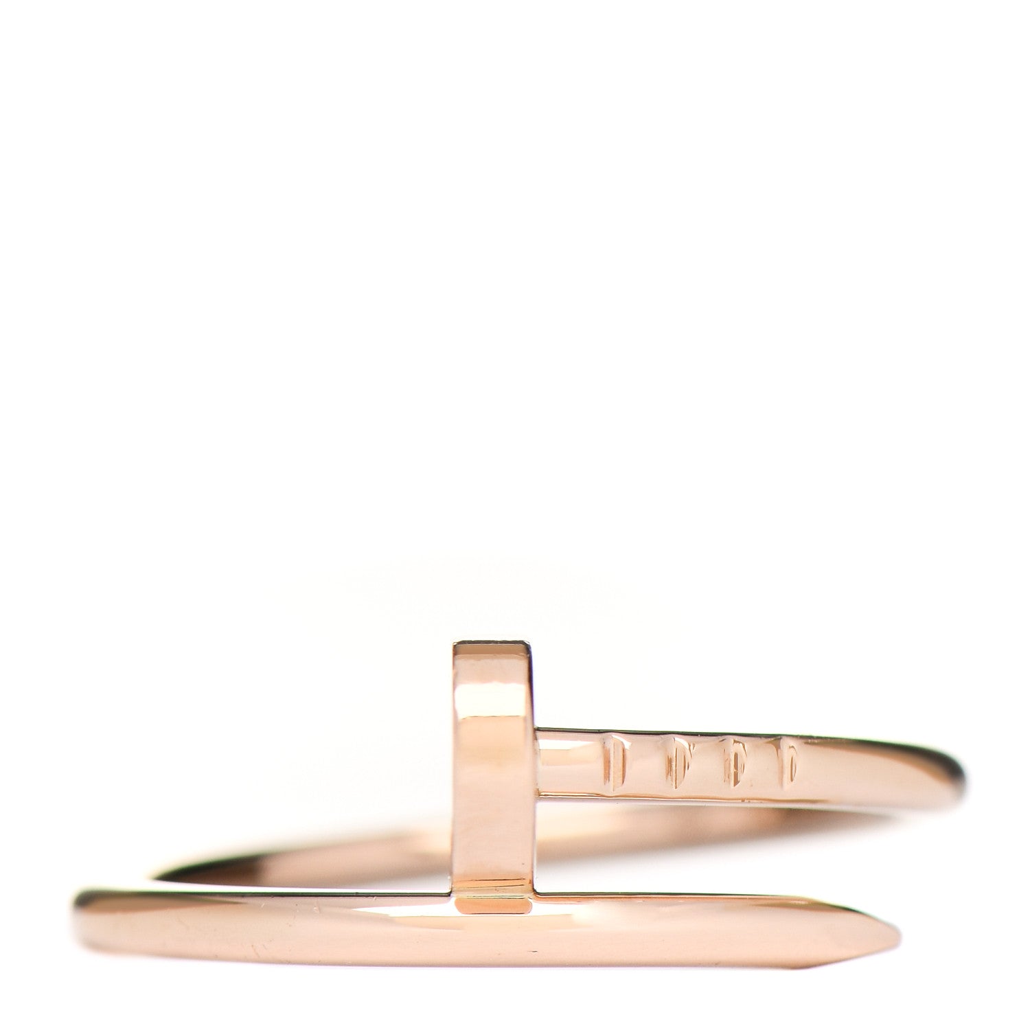 Cartier 18K Pink Gold Small Juste Un Clou Ring 54 6.75 1 of 5