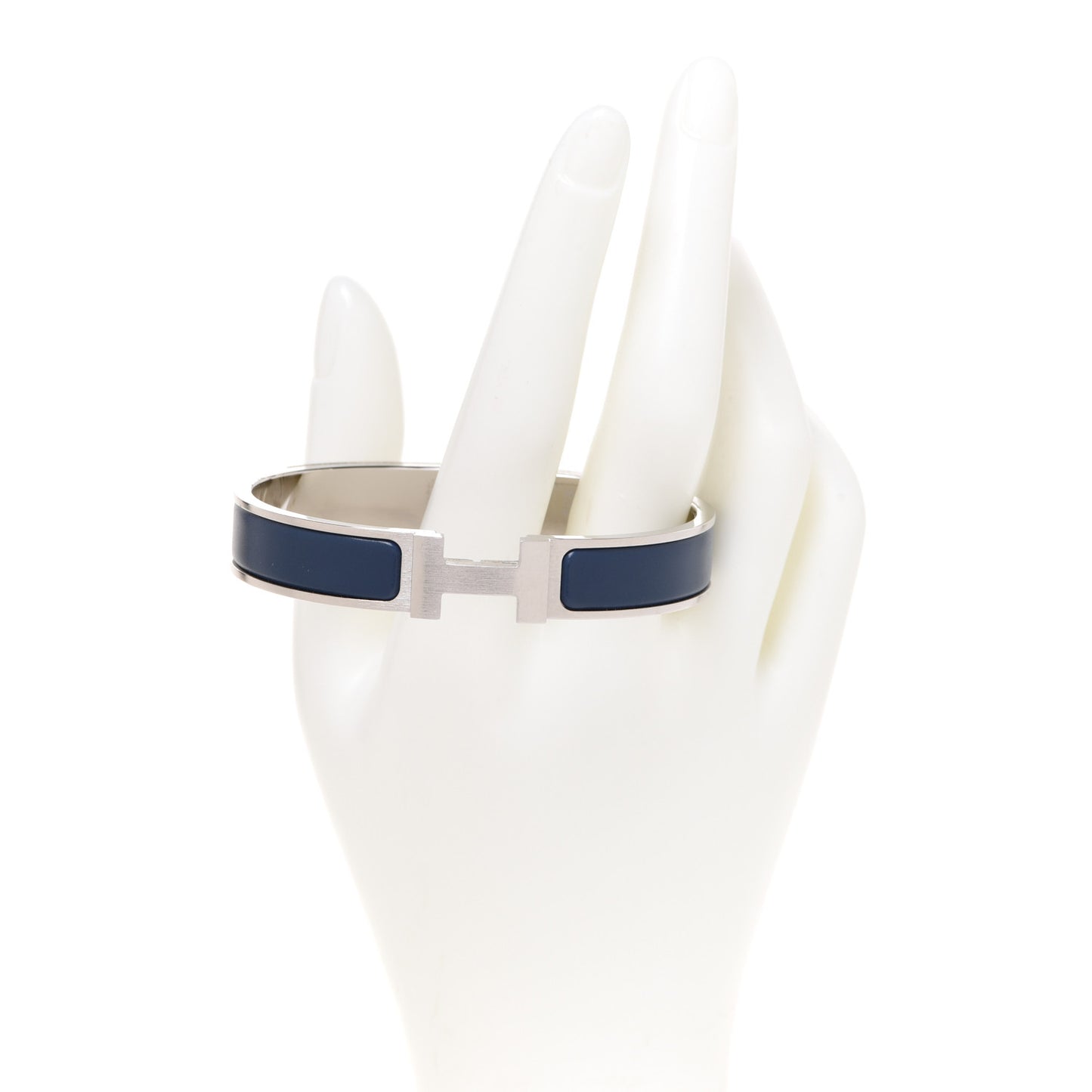 Matte Enamel Narrow Clic Clac HH Bracelet T6 Bleu Biarritz