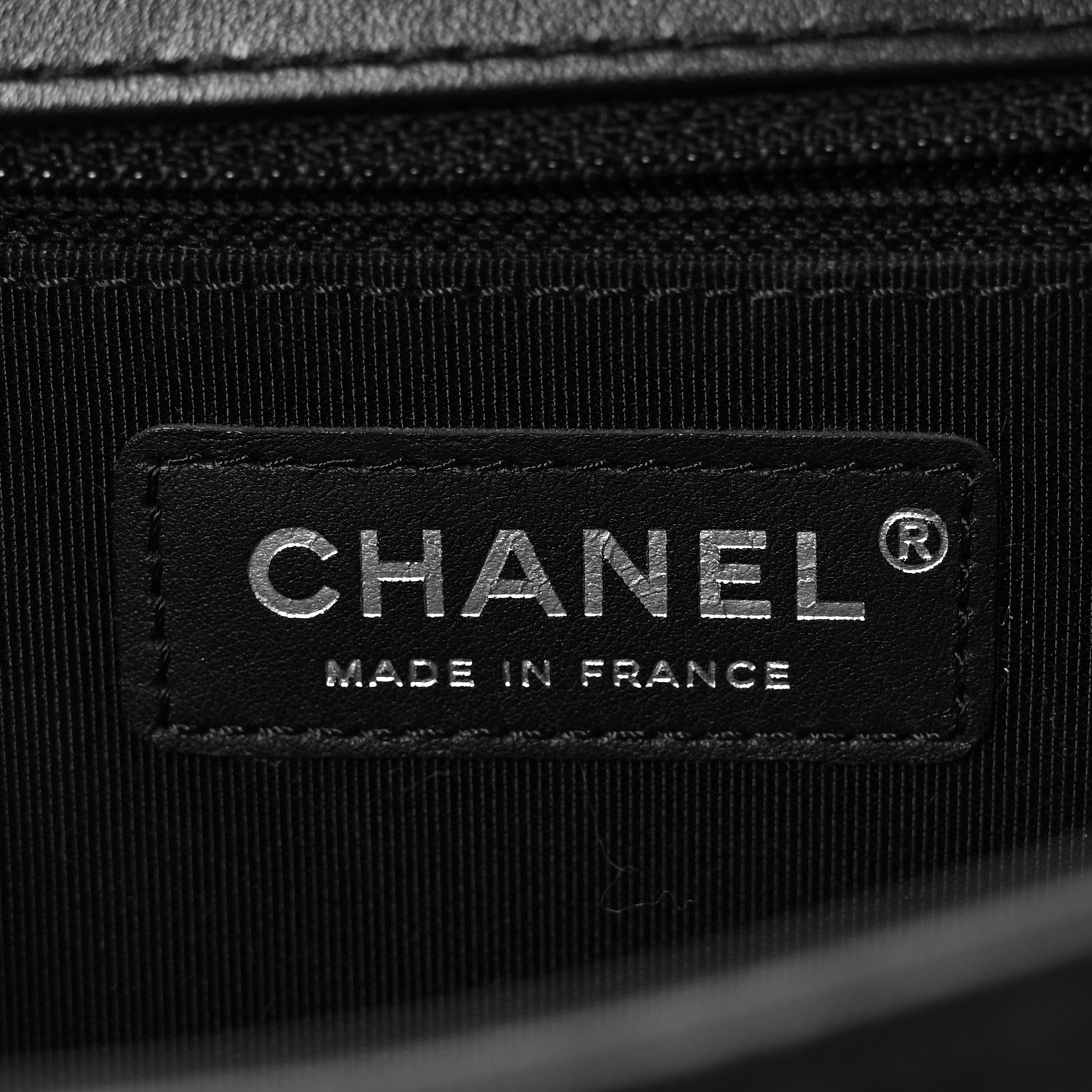 Chanel Calfskin Chevron Quilted New Medium Braided Boy Flap Black 6 of 11