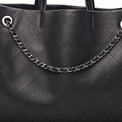 Chanel Grained Calfskin CC Pocket Tote Black 10 of 10