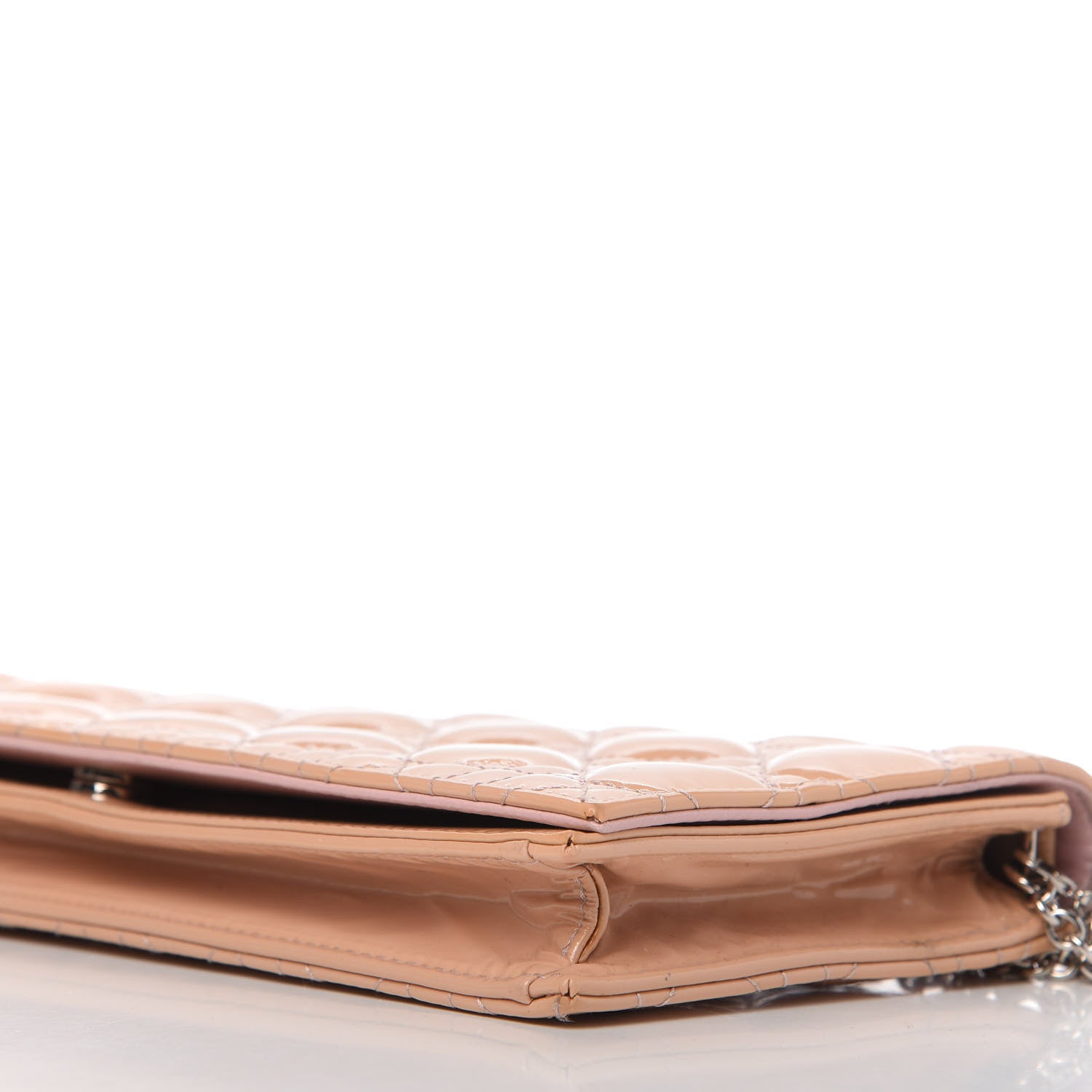 Christian Dior Patent Cannage Lady Dior Convertible Clutch Light Pink 7 of 11