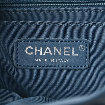 Chanel Calfskin Chevron Quilted Large Urban Spirit Backpack Light Blue 6 of 9