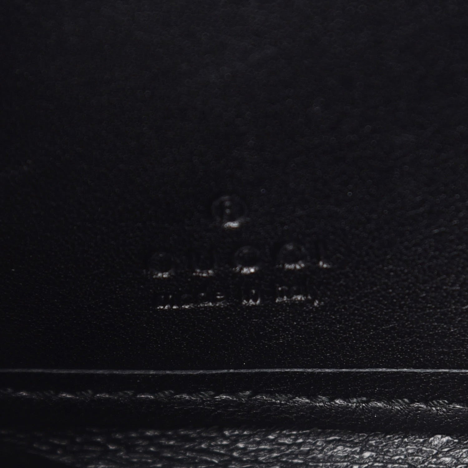 Gucci Guccissima Sukey Zip Around Wallet Black 6 of 13