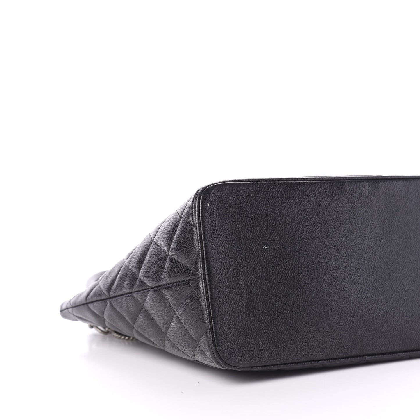 Caviar Quilted Medallion Tote Black