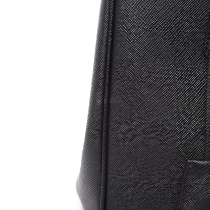 Prada Saffiano Small Galleria Double Zip Tote Black 17 of 17