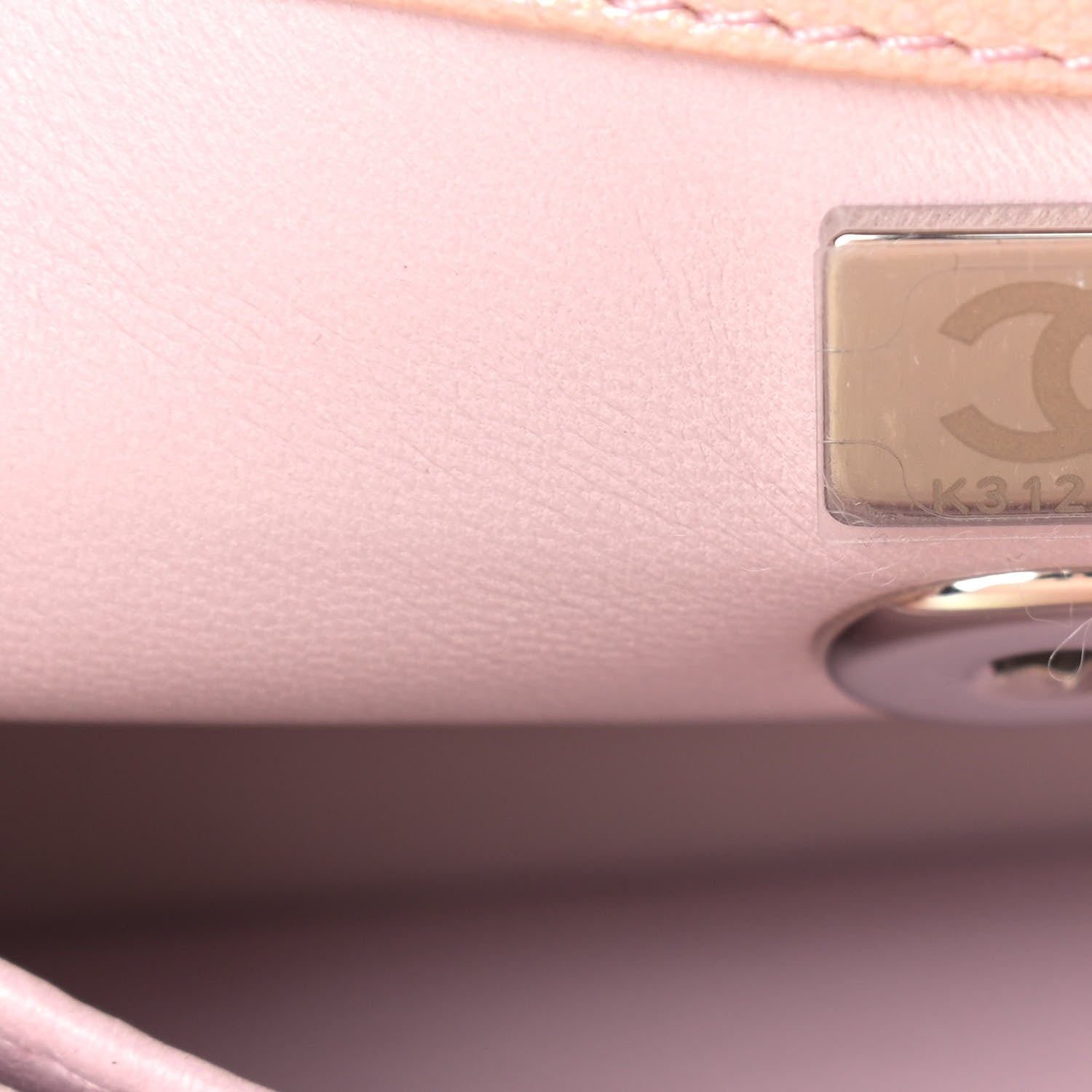 Chanel Iridescent Caviar Quilted Mini Coco Handle Flap Pink 7 of 9