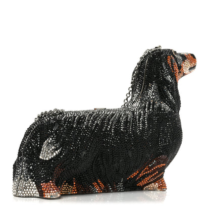 Judith Leiber Crystal Romeo Dachshund Minaudiere Clutch 3 of 9