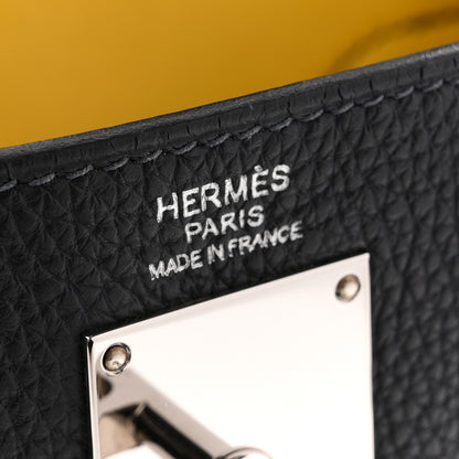 Hermes Togo Hac A Dos PM Backpack Caban Jaune De Naples Feu 7 of 14