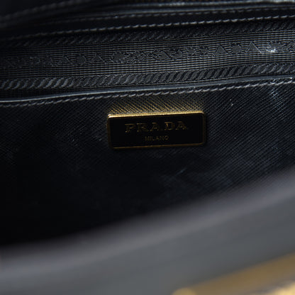Prada Saffiano Medium Galleria Double Zip Tote Black 6 of 10