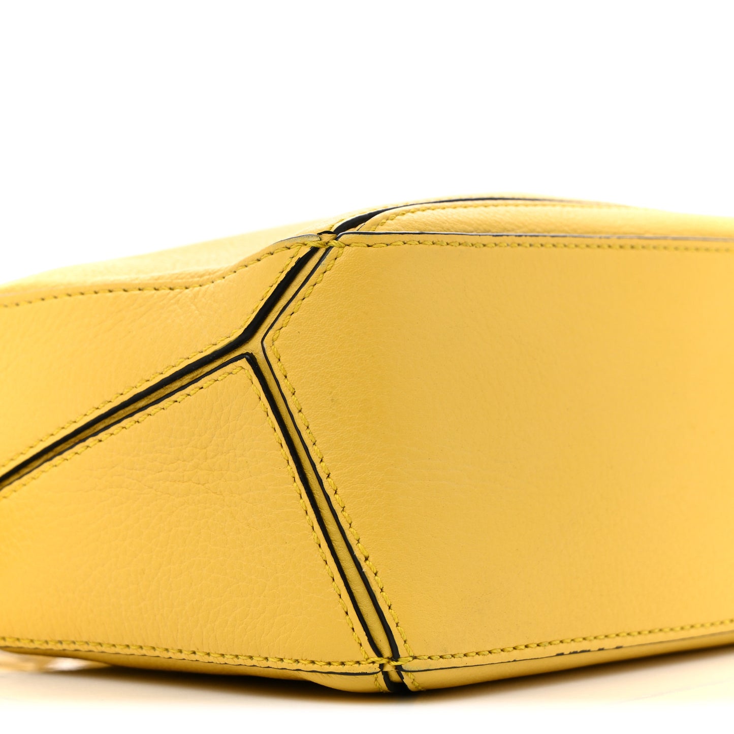 Calfskin Mini Puzzle Bag Yellow