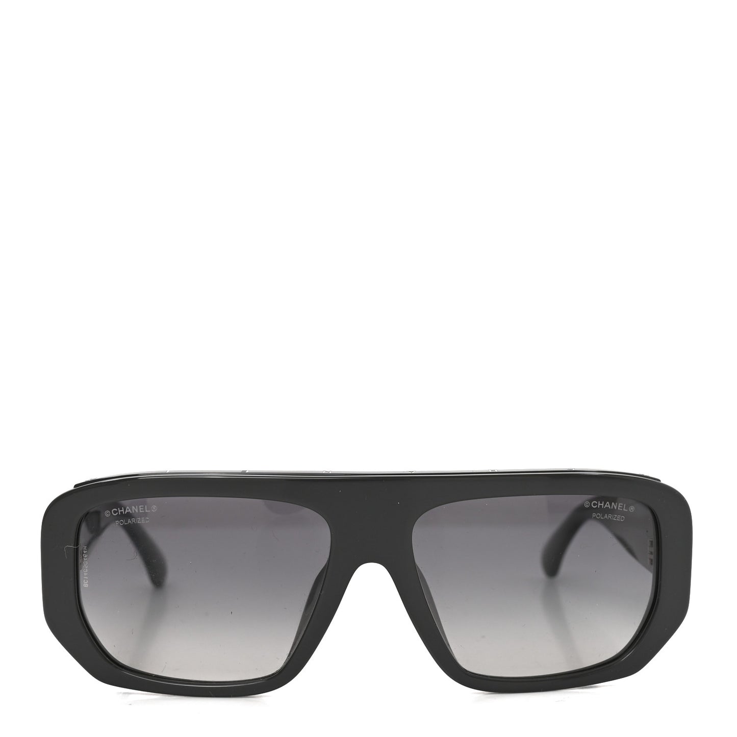 Acetate Shield Sunglasses 5556-A Grey