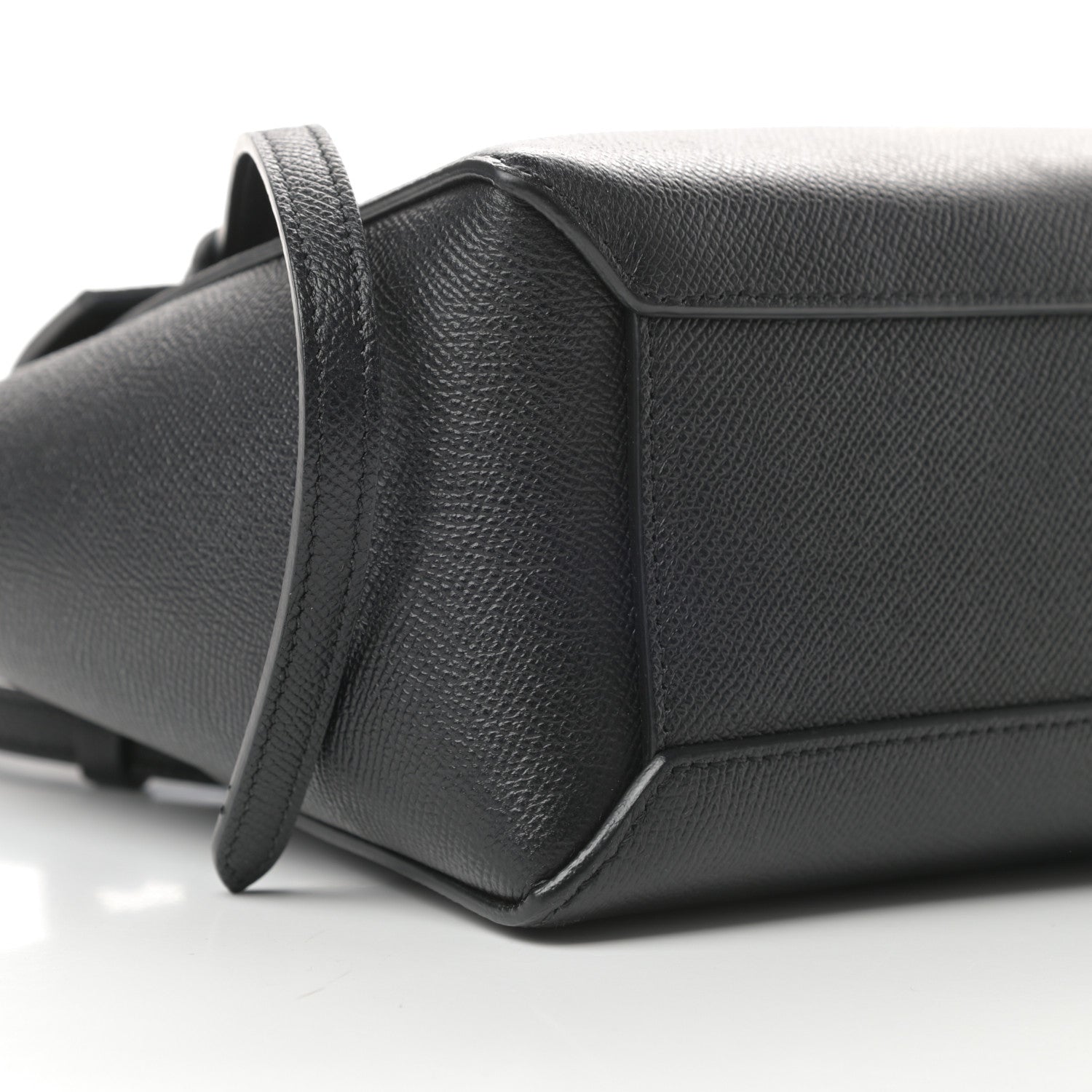 Celine Grained Calfskin Nano Belt Bag Black 9 of 10