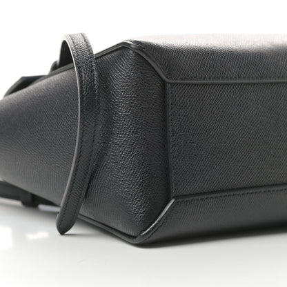 Celine Grained Calfskin Nano Belt Bag Black 9 of 10