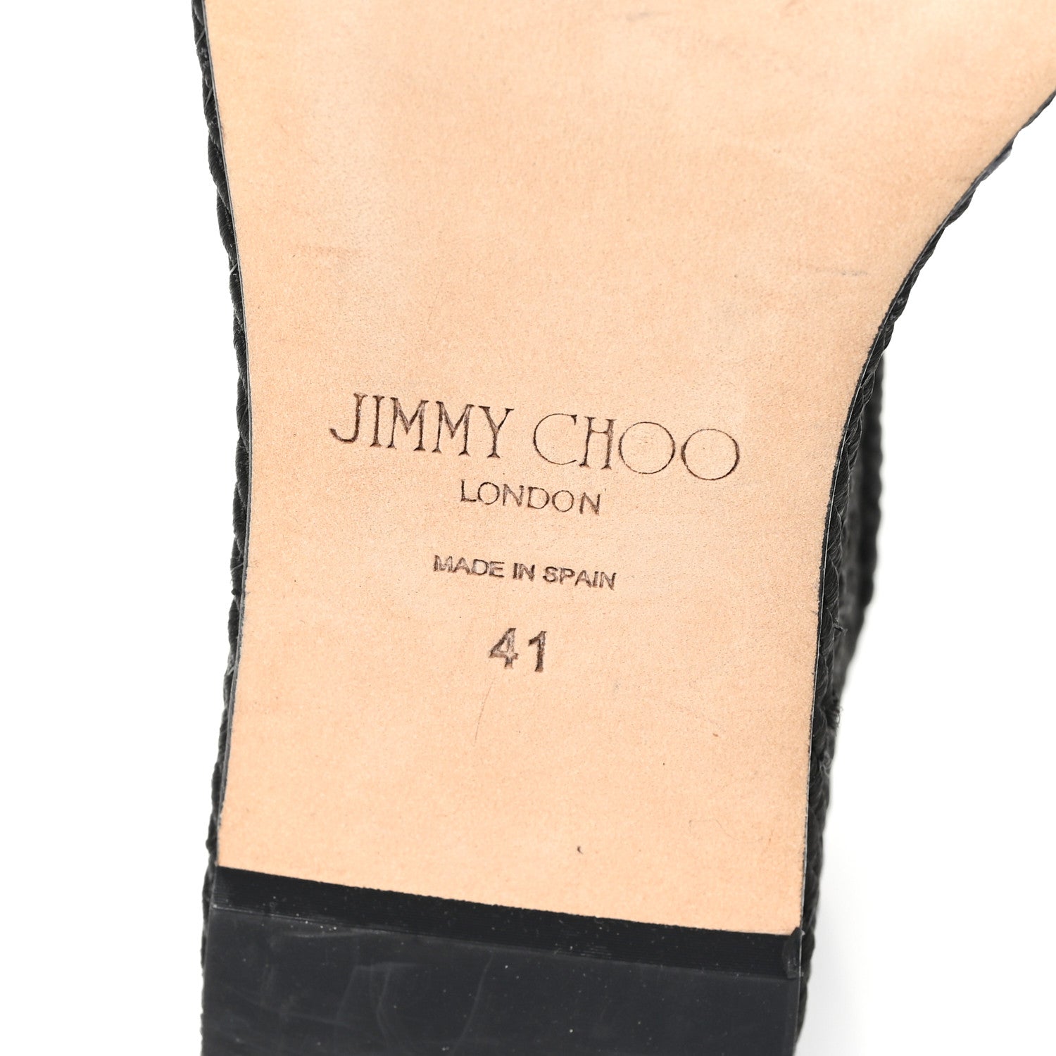 Jimmy Choo Suede Ariela 110 Wedge Sandals 41 Black 7 of 9