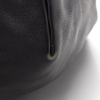Chanel Grained Calfskin CC Drawstring Bucket Bag Black 6 of 11