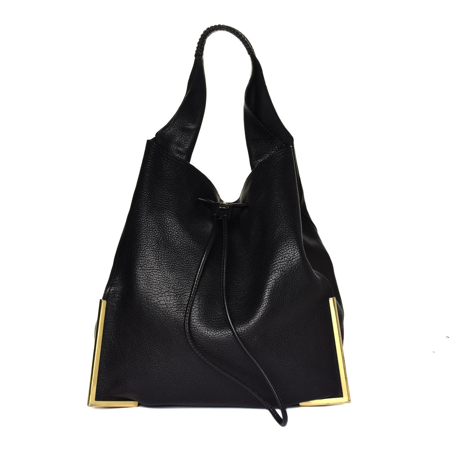 3.1 Phillip Lim Calfskin Scout Drawstring Hobo Black 1 of 4