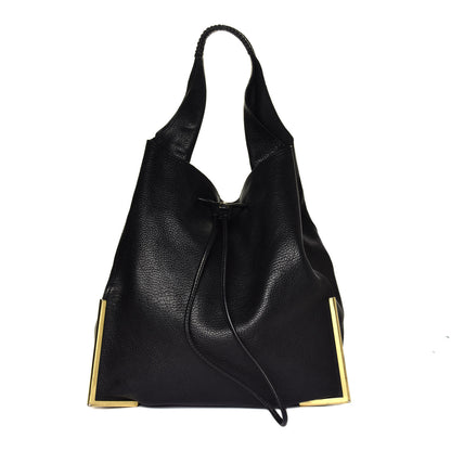 3.1 Phillip Lim Calfskin Scout Drawstring Hobo Black 1 of 4