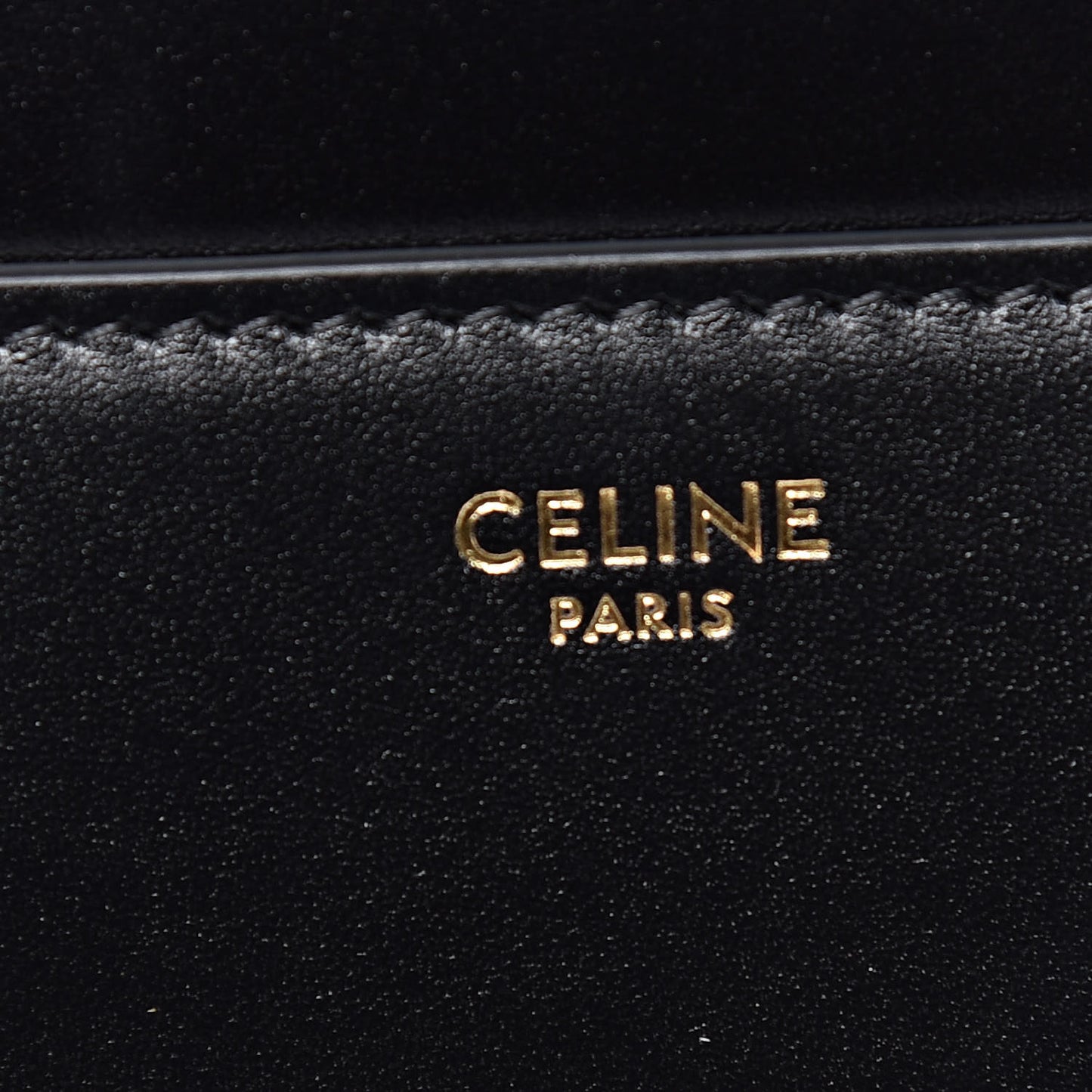 Satinated Calfskin Medium 16 Top Handle Bag Black