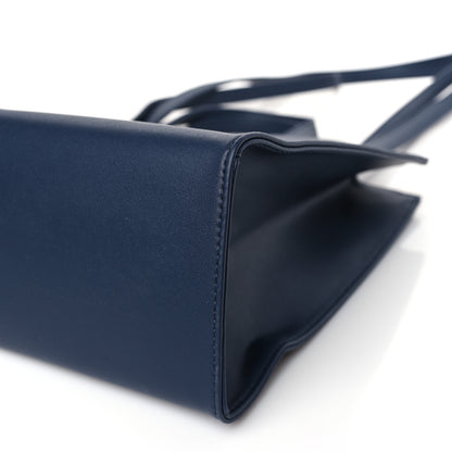 Telfar Vegan Leather Medium Shopping Bag Navy 8 of 8