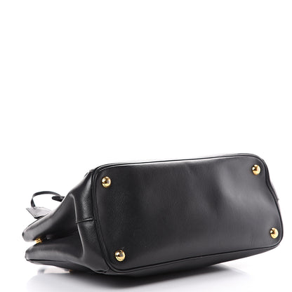 Prada Saffiano Small Galleria Double Zip Tote Black 3 of 29