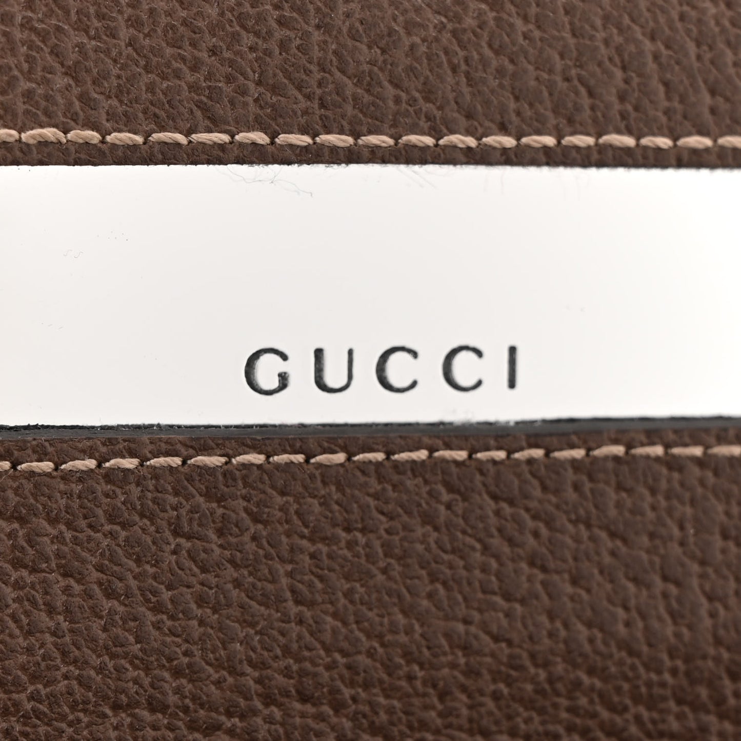 GG Supreme Monogram Web Ophidia Wallet On Chain Brown