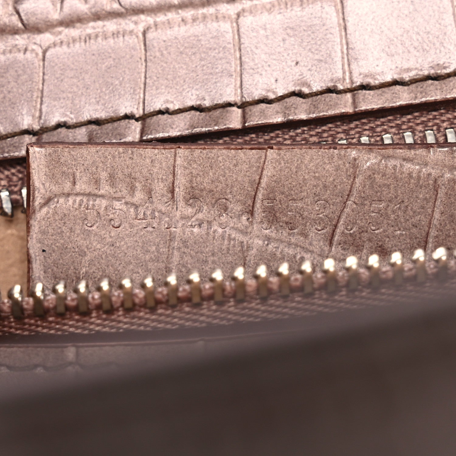 Alexander McQueen Himalayan Crocodile Embossed Jeweled Satchel Light Pink 9 of 16
