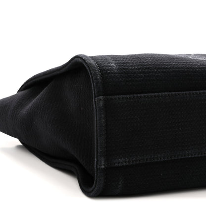 Chanel Mixed Fibers Small Deauville Tote Black 10 of 12