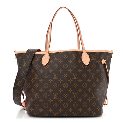 Louis Vuitton Monogram Inside Out Neverfull Bandouliere MM Rose Pondichery 1 of 9
