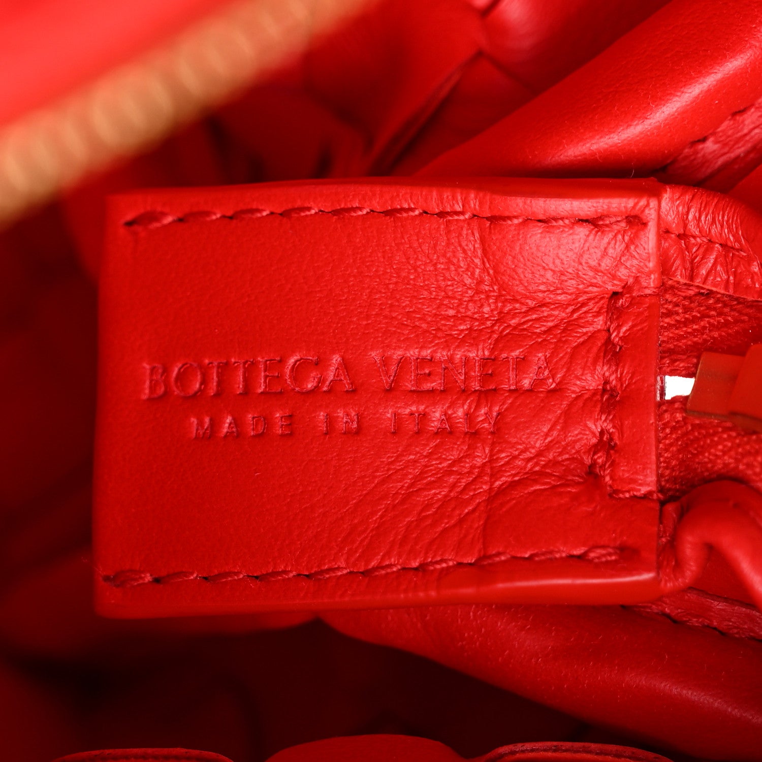 Bottega Veneta Nappa Intrecciato Mini Loop Camera Bag Apple Candy 6 of 9