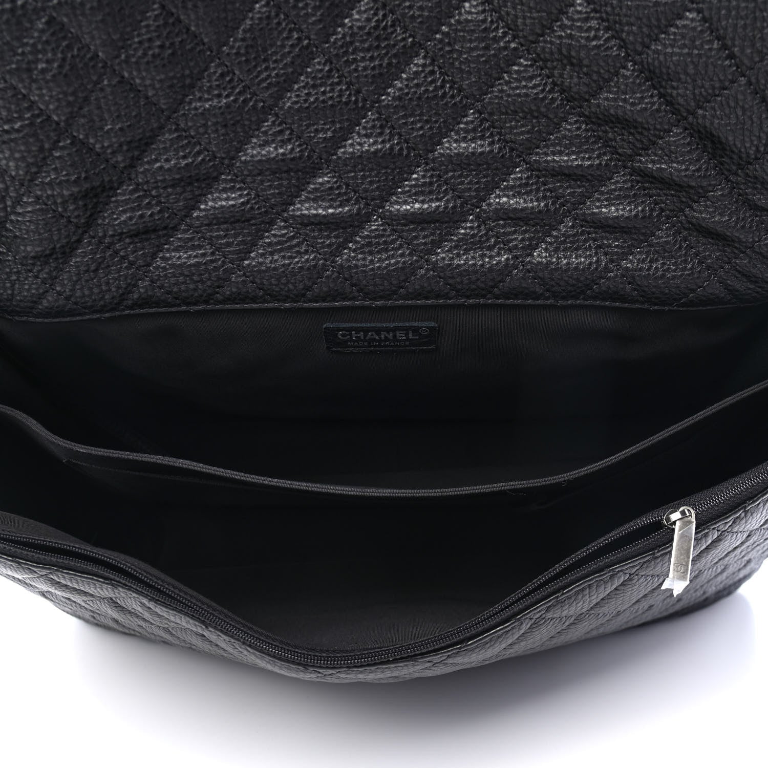 Chanel Calfskin Quilted XXL Travel Flap Bag Black 4 of 4