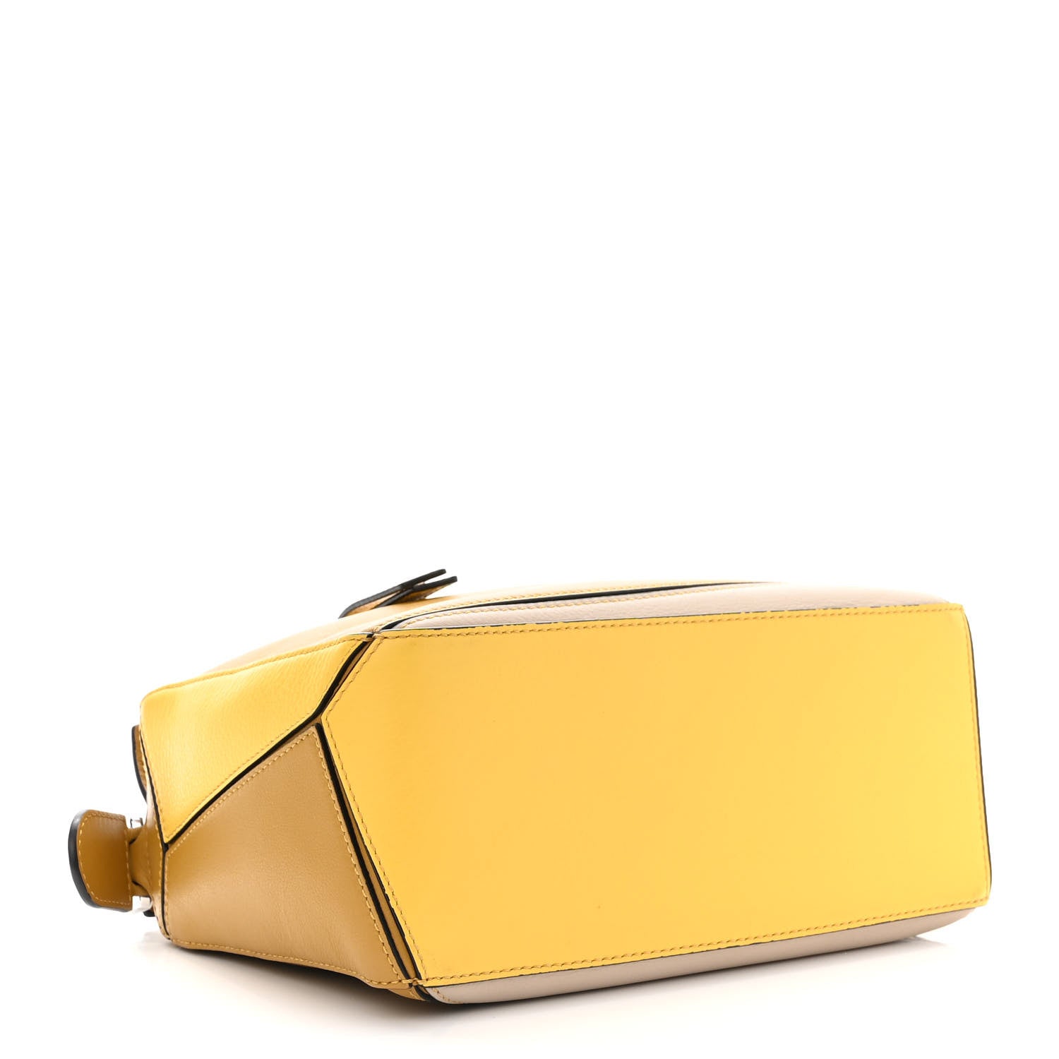 Loewe Grained Calfskin Small Puzzle Bag Ocre Yellow 4 of 13