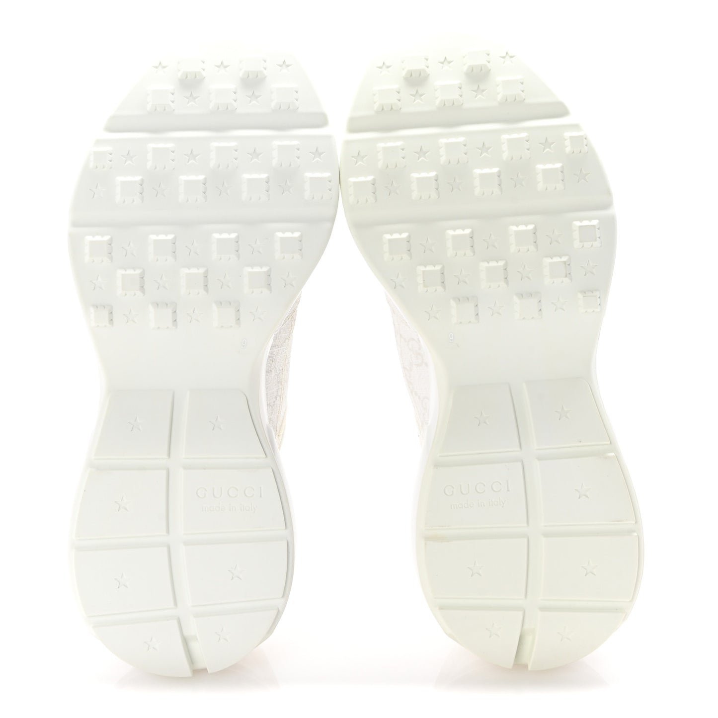 GG Supreme Monogram Mens Rhyton Sneakers 9 White