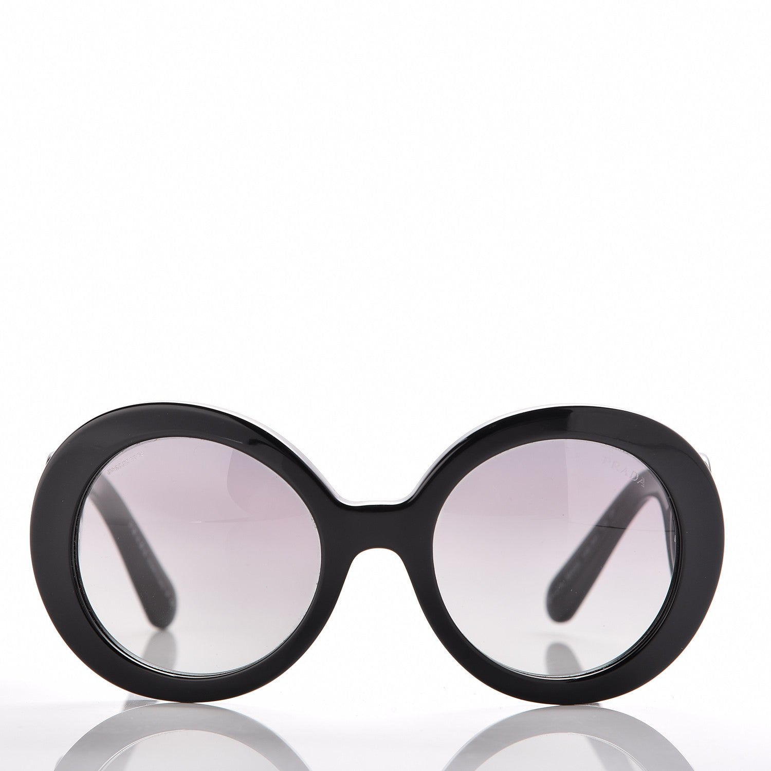 Prada Baroque Sunglasses SPR 27N Black 2 of 7
