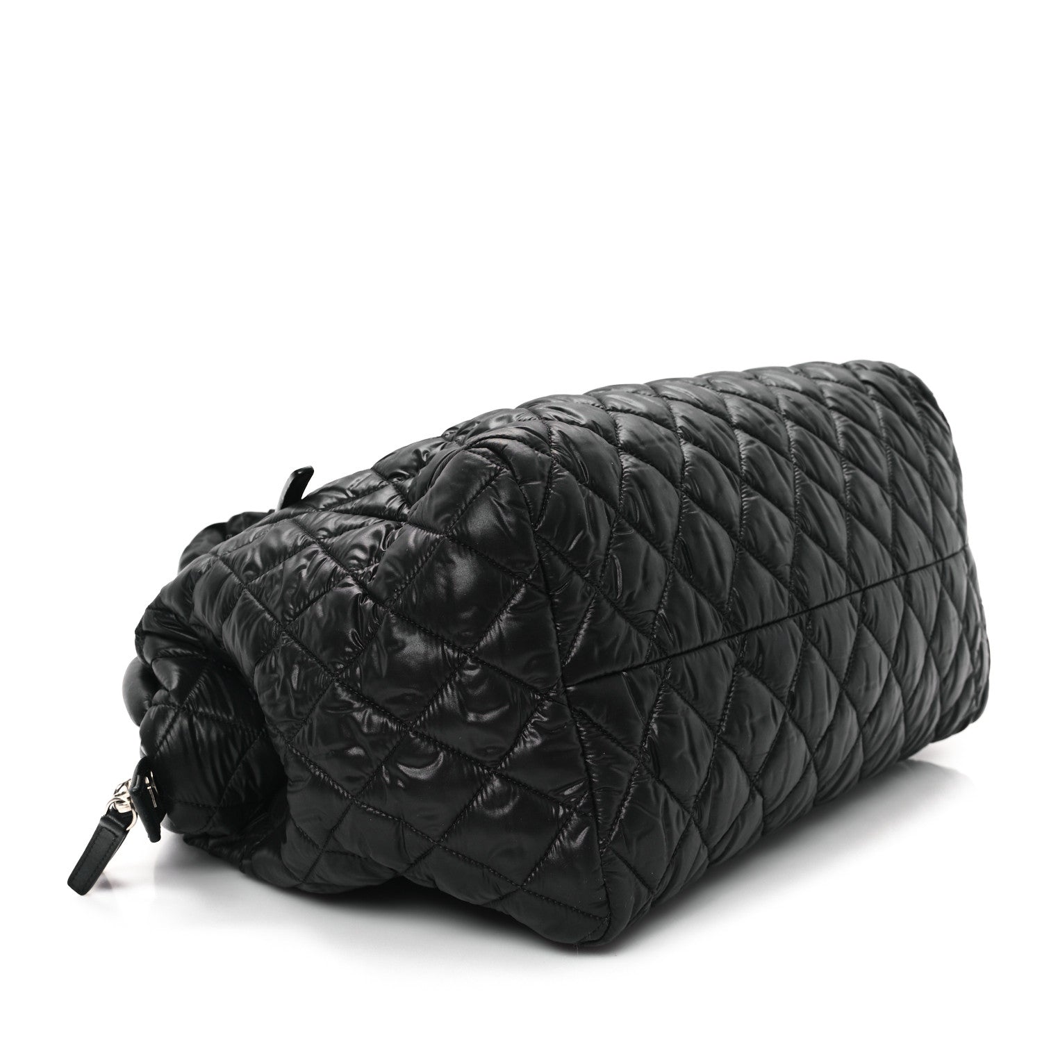 Chanel Nylon Quilted Large Coco Cocoon Tote Black 4 of 12