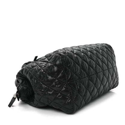 Chanel Nylon Quilted Large Coco Cocoon Tote Black 4 of 12