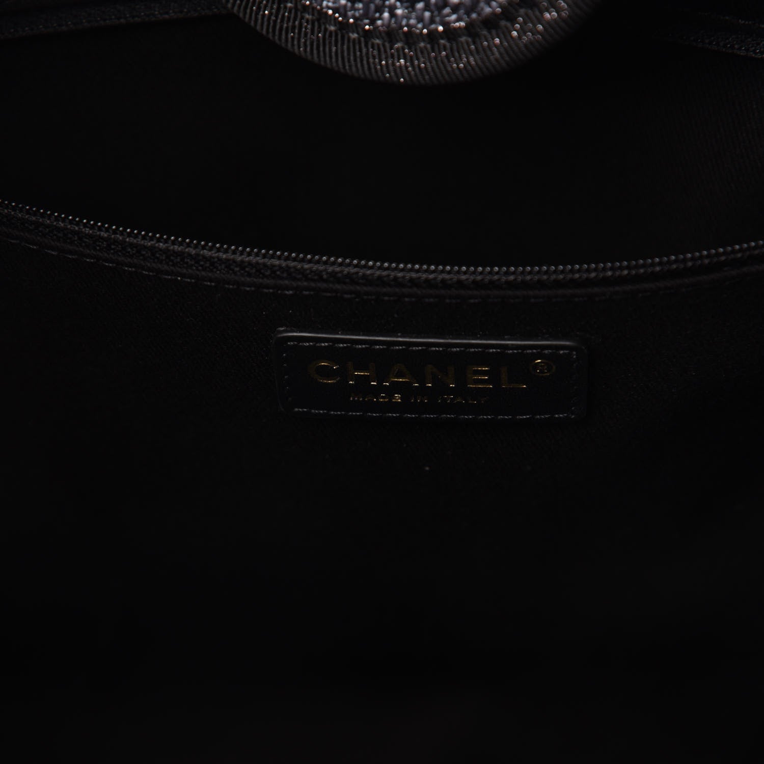 Chanel Lurex Boucle Medium Deauville Tote Black 8 of 10