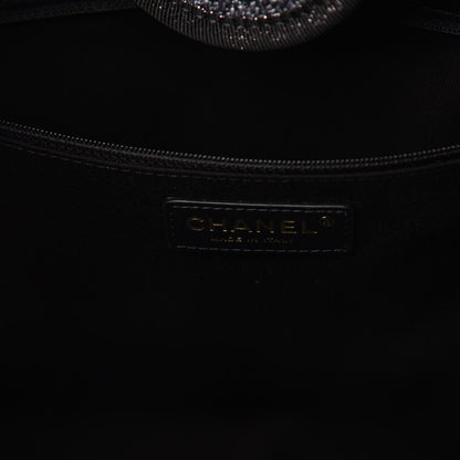 Chanel Lurex Boucle Medium Deauville Tote Black 8 of 10